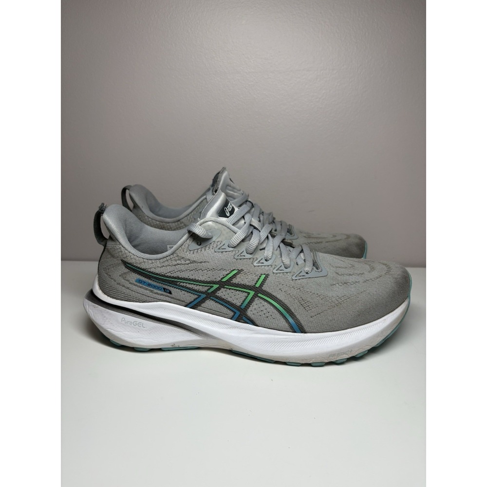 Asics GT-2009 13 Men's Piedmont Gray Blue Green Athletic Running 1011B861-Size 8